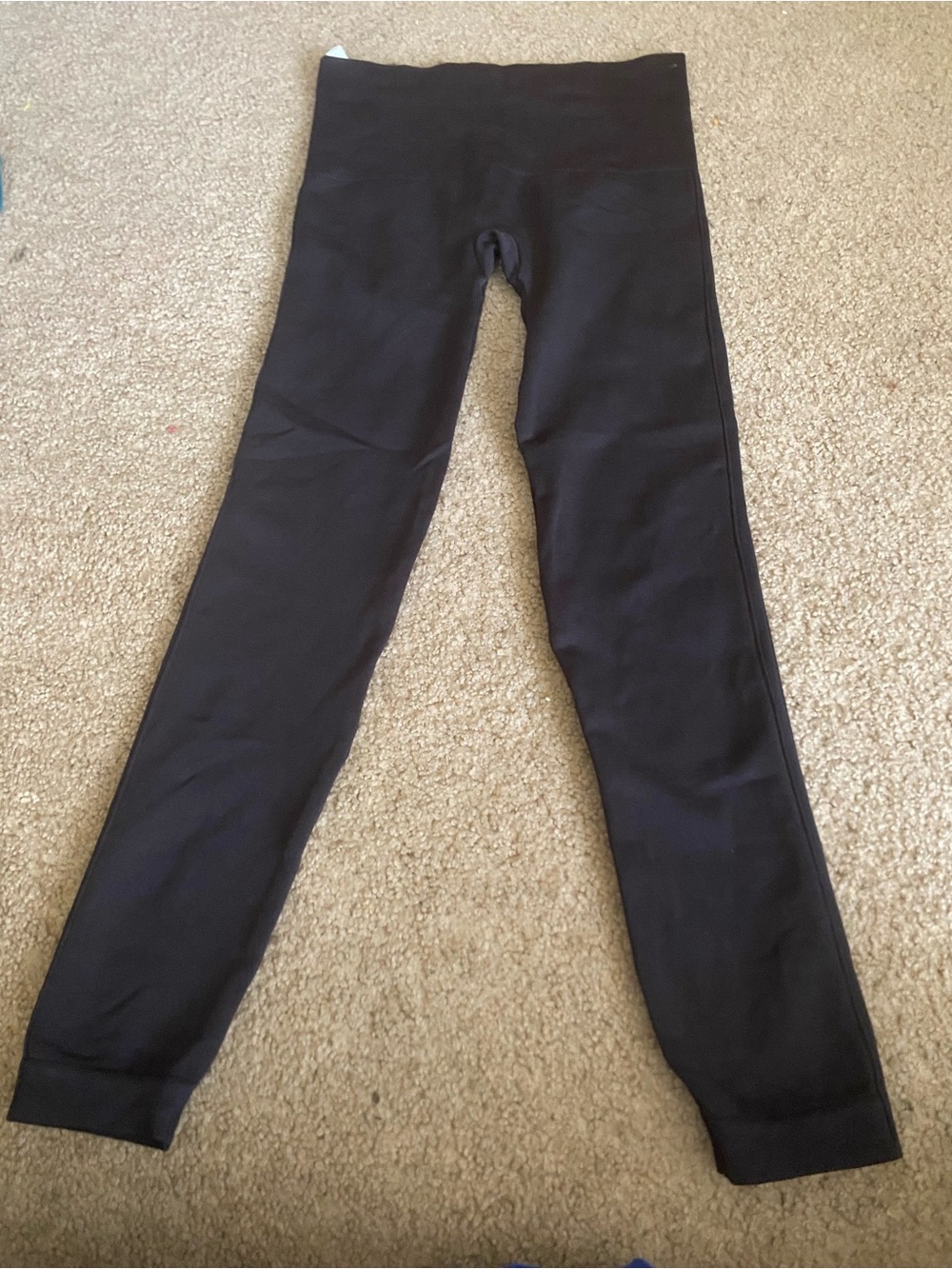 SPANX Look At Me Now Seamless Leggings Black FL3515 Medium M